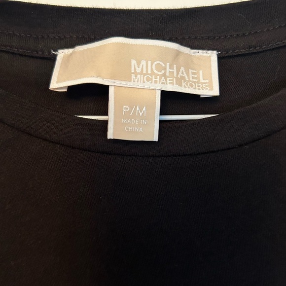 MICHAEL Michael Kors Top Women's Flare Cuff Long Sleeve Studded Top Size P/M - Picture 2 of 7